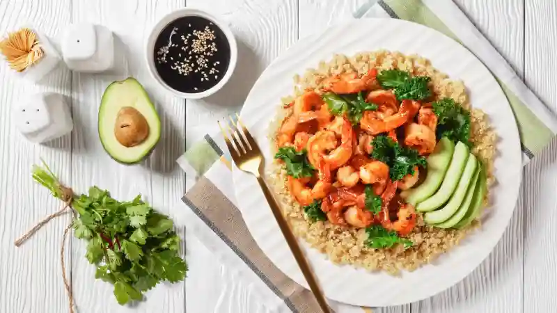 Shrimp Stir-Fry with Quinoa